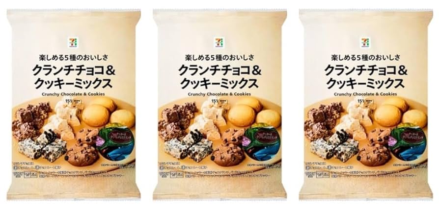商談中です！！クランチチョコクッキーミルク❤　3パックセット Amazon.co.jp: セブンイレブン クランチチョコ＆クッキー